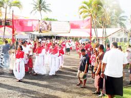 Palm Sunday procession