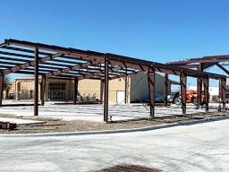 Church buildings under construction