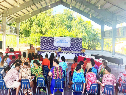 Participants at opening ceremoney of Summer Youth Program 