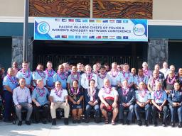 Some of the delegates attending this year’s Pacific Islands Chiefs of Police (PICP) & Women’s Advisory Network (WAN) Conference hosted by American Samoa.