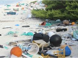 Pollution on the uninhabited Henderson Island 