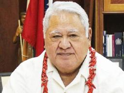 Samoa's Prime Minister Tuilaepa Sailele Malielegaoi