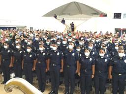 Police Academy graduating class