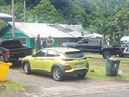 Officers executed a search warrant on Semi Aiava’s residence in Pago Pago.