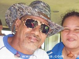 Alex's parents, Va’a and Maylynn Brown