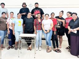 Students in the ASCC class Introduction to Psychology