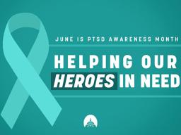 PTSD Awareness Month banner