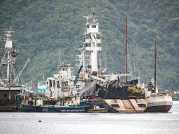 purse seiners in Pago Pago harbor