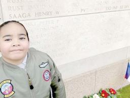 Pvt. Henry Saaga's memorial