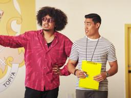 scene from Red, White & Brass