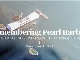 Remembering Pearl Harbor banner