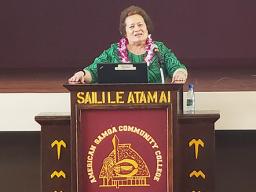 Congresswoman Aumua Amata
