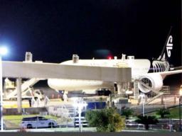 Earlier repat flight arriving at Faleolo International Airport.