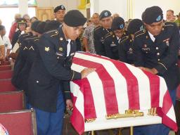 Utagamamao Taisi Alo Steffany funeral service