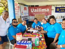 ANZ bank employees at the annual Rotary Golf Tournament