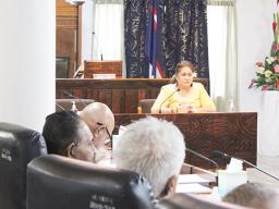 Ruth Matagi during her confirmation hearing for TBAS board