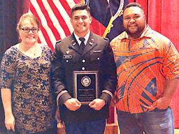 Ryan Taifane with his mother Taua Niualama Taifane and his brother, Eric. 