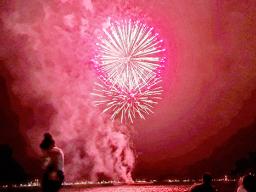 Bluesky fireworks display celebrating Coast Weeks
