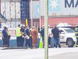 First responders at the Port of Pago Pago