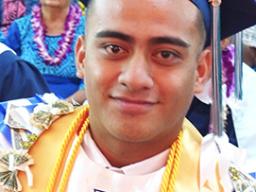Iakina Adventist Academy class of 2018 Salutatorian, Darryl Ulufale Meyer.