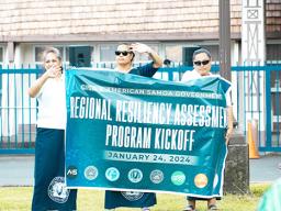 Regional Resiliency Assessment Program staffers wave