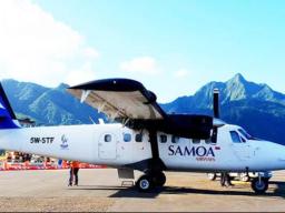  Samoa Airways Twin Otter at American Samoa's Tafuna International Airport.