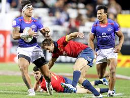 Samoa met Spain in Pool A play 