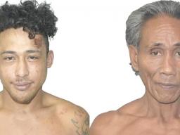 (l r) Escaped prisoners Pati Chong Nee and Suitupe Faamoe Paufai