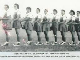 Samoa netball silver medalists 1963