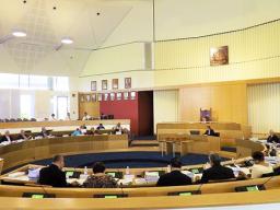 Samoa Parliament assembly room