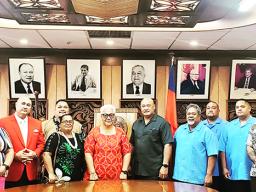 Am Samoa Customs and Treasury IT contingent visits Samoa