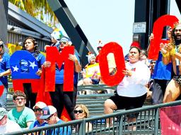 Manu Samoa 7s fans in San Francisco, CA