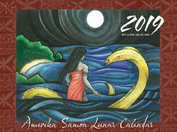 Front of 2019 American Samoa Lunar Calendar