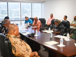 Leaders from various Samoan churches and youth organizations