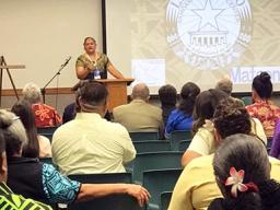 Elisapeta Alaimaleata director of Le Fetuao Samoan Language Center 
