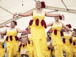 Avondale College on the Samoan stage