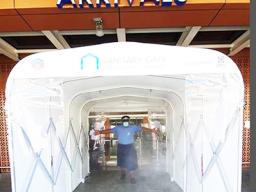 New sanitary gate at the Faleolo airport