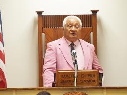 House Speaker Savali Talavou Ale