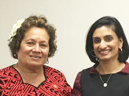 Congresswoman Amata with Centers for Medicare and Medicaid Administrator Seema Verma,