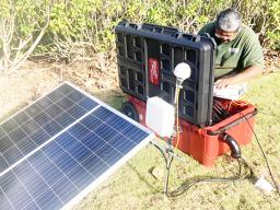 Installing a seismic station on Tutuila