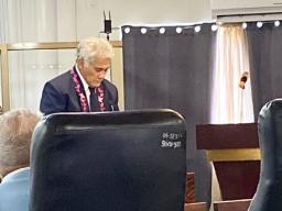 Senator Tuiasina Salamo Laumoli