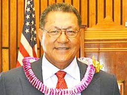 Senate President Gaoteote Palaie Tofau 