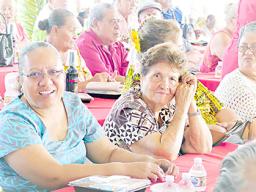 Women at the Senior Citizens Christmas program.