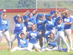 Samoana’s seniors on the girls softball team