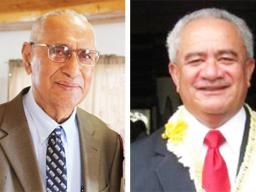 Sen. Soliai Tuipine Fuimaono and Sen. Togiola Tulafono