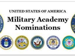 Service academy logos