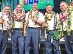 SGM Joshua Kazaka (Tafuna); SGM Paul Tuimavave (Futiga); SGM Pete Leao (Afao ); SGM Fale Tualamalii (Vailima, Upolu & Nuuuli); and SGM Amasaia Pousima (Afonotele).