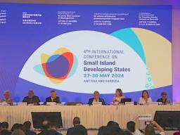 Pacific leaders at SIDS conference