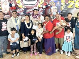 Elekosi "Kaisi" Lafitaga, Jr and family