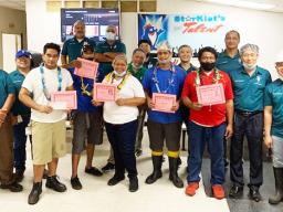StarKist employees being honored for years of service